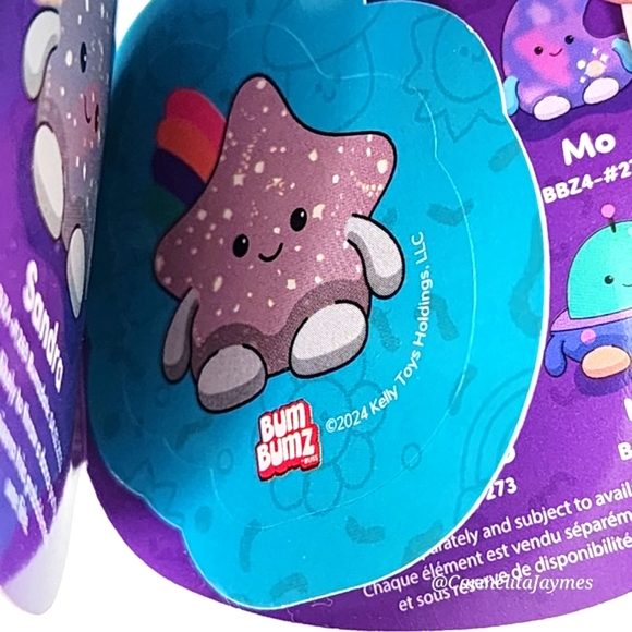 🌌 SANDRO 💫 Shooting Star Cosmic Bumz Star Clip Russ Bum Bumz Beaded Plush NWT - Picture 7 of 7